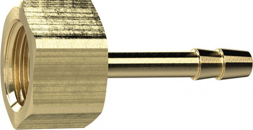 Krociec do weza z gwintemwewnetrznym, mosiadz wewn. G3/8&quot;, Ø weza 13 klucz 19mm, RIEGLER