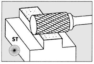 Frez trzpieniowy cylindr,z uzeb.czolowym 0820, 5 6mm 8x20mm ze stopow tward. Pferd