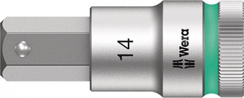 Nasadka wktetakowa 1/2&quot; d.srub z gniaz.6-kat. z funkcja przytrzym, 14x60mm Wera