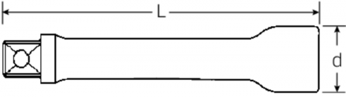Przedłużka 1/2&quot;  52mm, rozmiar 2 STAHLWILLE