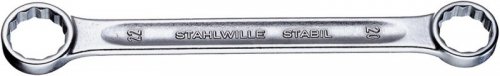 Klucz oczkowy dwustronny 13x17mm prosty, STABIL STAHLWILLE