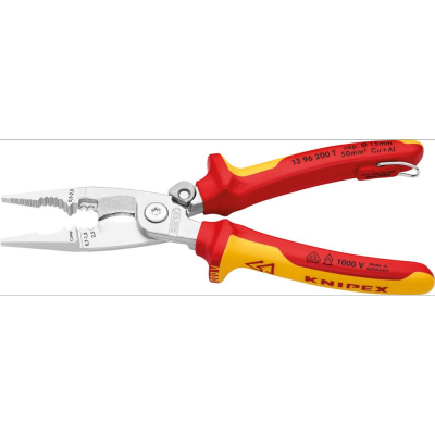 Szczypce elektroinstalacyjne VDE, TT, 200mm, 13 96 200 T, KNIPEX
