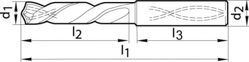 Wiertło kręte HSSE INOX 2,3mm GÜHRING