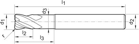 Wiertlo krete DIN340 HSSETiN,typ GU,4,0mm GÜHRING