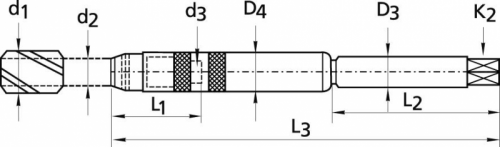 Wiertlo krete typu bit HSS, szlifowane 5,5mm