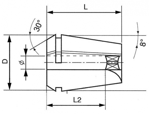 Wiertlo kret.krotk.DIN338HSS,typ N, chwyt cylindr.2,60mm GÜHRING