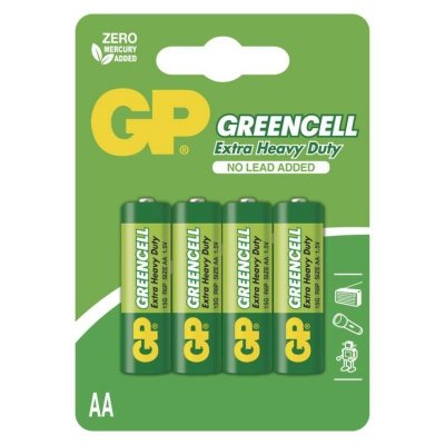 GP Bateria cynkowa GREENCELL AA (R6) 4BL