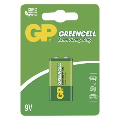 GP Bateria cynkowa GREENCELL 9V (6F22) 1BL