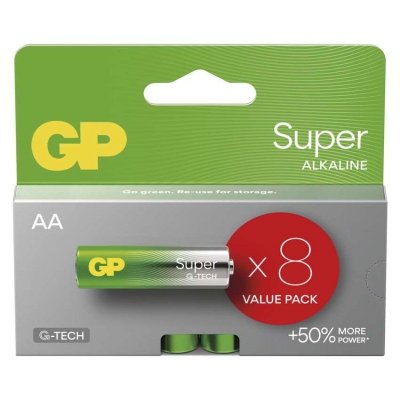 GP Bateria alkaliczna SUPER AA (LR6) 8szt value pack Z