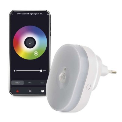 GoSmart Czujnik PIR (czujnik ruchu) z lampką nocną, WiFi