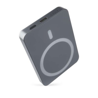 Powerbank EMOS WI 522, 5 000 mAh, 20 W+Wireless, szary