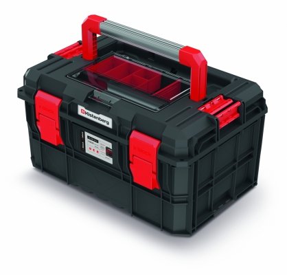 Skrzynia, skrzynka narzędziowa modułowa z organizerami X BLOCK ALU LOG 30 KXBA604030 Kistenberg