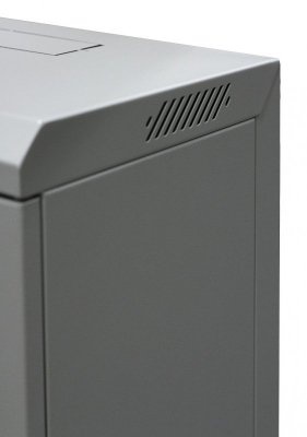 Szafa wisząca niedzielona płytka 19&#039;&#039; 18U, drzwi całe z blachy,  600×300×910mm szer./gł./wys