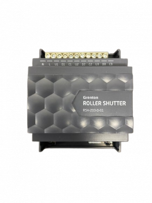 Moduł sterowania roletami (3 wyj.), Roller Shutter x3, DIN, TF-Bus GRE/RSH-203-D-01 Grenton