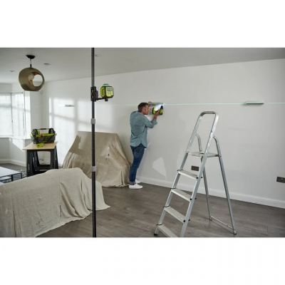 Zielony laser płaszczyznowy 360° i ramię teleskopowe 3,2 m RB360GLL-K Ryobi