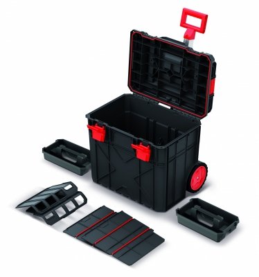 Skrzynia, skrzynka narzędziowa modułowa z organizerami na kołach X BLOCK LOG 50 KXB604050F Kistenberg