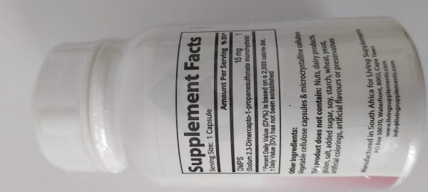 DMPS 15mg - 80 kapsułek - kwas dimerokaptopropanosulfonowy