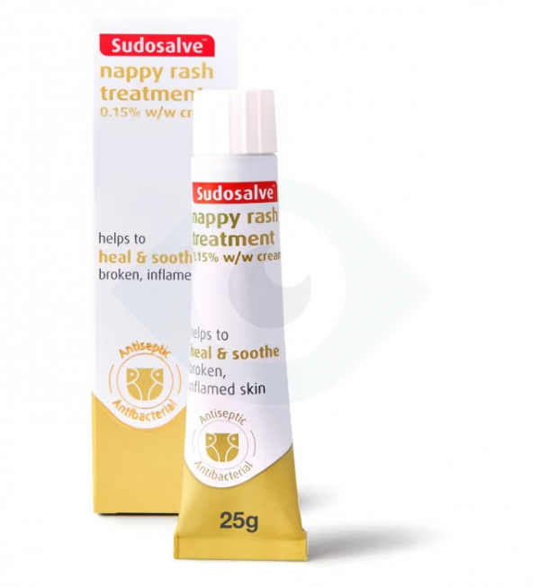 Sudocrem Sudosalve Nappy Rash Treatment Cream 25g - Krem na odparzenia pieluszkowe pupy tyłka