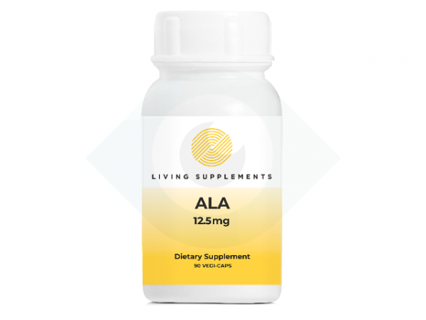 Kwas alfa liponowy ALA 12.5 mg - 90 kapsułek Alpha Lipoic Acid