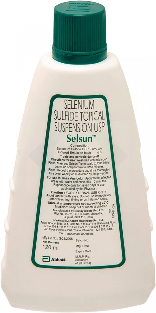 SELSUN 2,5% SZAMPON 120ml  ŁUSZCZYCA  ŁUPIEŻ ŁZS