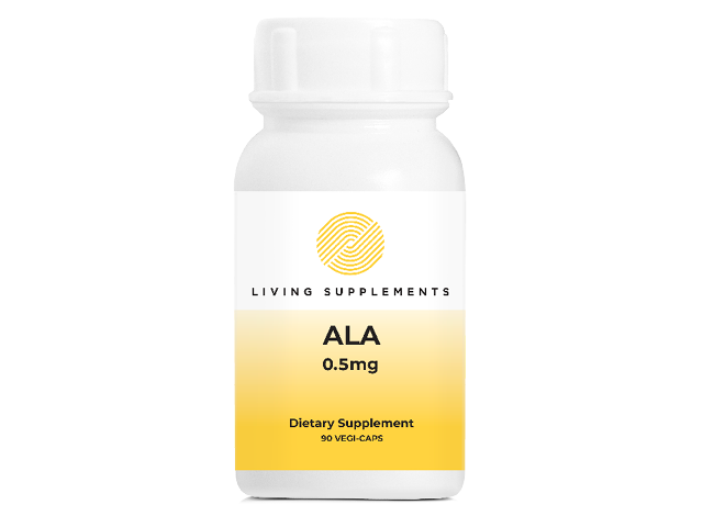 Kwas alfa liponowy ALA 0.5 mg - 90 kapsułek Alpha Lipoic Acid