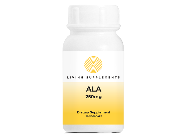 Kwas alfa liponowy ALA 250 mg - 90 kapsułek Alpha Lipoic Acid