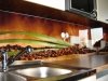 Panel szklany z nadrukiem 600x600mm. Szkło hartowane.