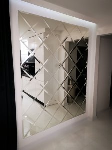 Lustro Glamour 1400mm x 2800mm faza 12mm