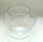 Klosz szklany kula otwarta 25cm E27 do lamp