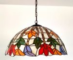 Lampa żyrandol zwis witraż  STORCZYK 40cm 