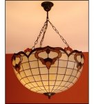 Lampa żyrandol zwis witraż ROCO 50cm 