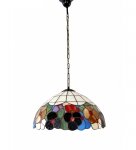 Lampa żyrandol zwis witraż WIOSNA 40cm 