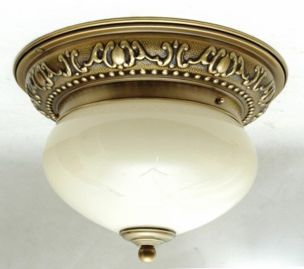 Plafon mosiężny,lampa sufitowa mosiężna,różne kolory klosza