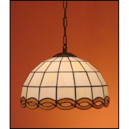Lampa żyrandol zwis witraż WARKOCZ 30cm 