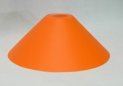 Klosz plastykowy stożek 24cm E27 do lamp
