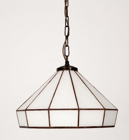 Lampa żyrandol zwis witraż ARTDEC 30cm 