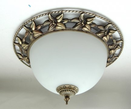 Plafon klasyczny patyna 37cm, lampa sufitowa