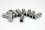 3x Nypel M8x1 rurka 40mm gwintowana lampy żyrandole 