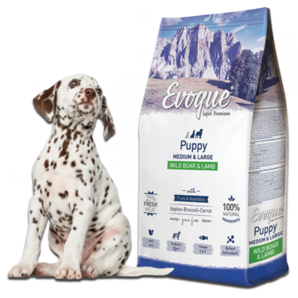 Evoque Puppy Dziczyzna z jagnięciną M&amp;L Super Premium 12kg