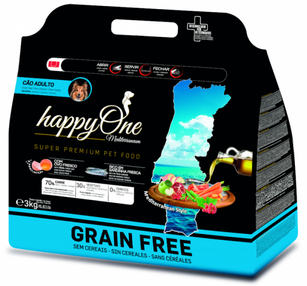 HappyOne Grain-Free Mediterraneum sardynka 3kg