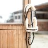 Skórzany kantar z jagnięcej skóry Kavalkade Marvellous - czarny