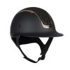 Kask jeździecki Horka Da Vinci czarno-różowy