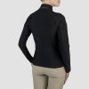 Bluza Jeździecka Damska Treningowa HORKA Excellence - czarna