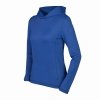 Bluza Jeździecka Damska HORKA Equestrian Pro Embossed Hoodie - niebieska