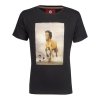T-shirt z nadrukiem Horka czarny
