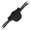 Popręg Stubben Equi Soft z fartuchem bez podkładu BLACK/EBONY