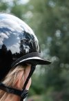 Kask Fair Play z szerokim daszkiem QUANTINUM W-V ECLIPSE SHINY  czarny