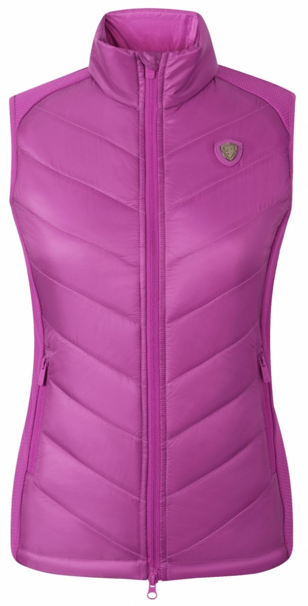 Kamizelka hybrydowa Combi waistcoat Covalliero SS2026 - light berry