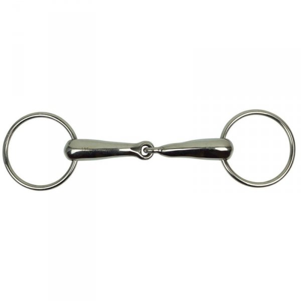 Wędzidło York puste grube pojedynczo łamane 21 mm