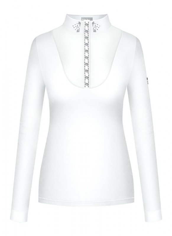 Koszulka konkursowa z dł. rękawem Fair Play  NICOLA biały